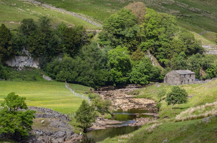 Scenic countryside landscape in the Yorkshire Dales